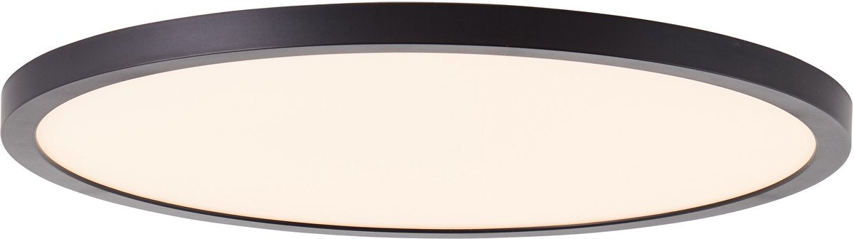 Brilliant tuco - plafonnier - led 21w - 2700k - 3 niveaux de gradation 100%-50%-25% - noir et blanc