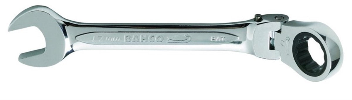 Clé mixte Bahco à cliquet 41rm tête flexible 17mm - 41rm-17
