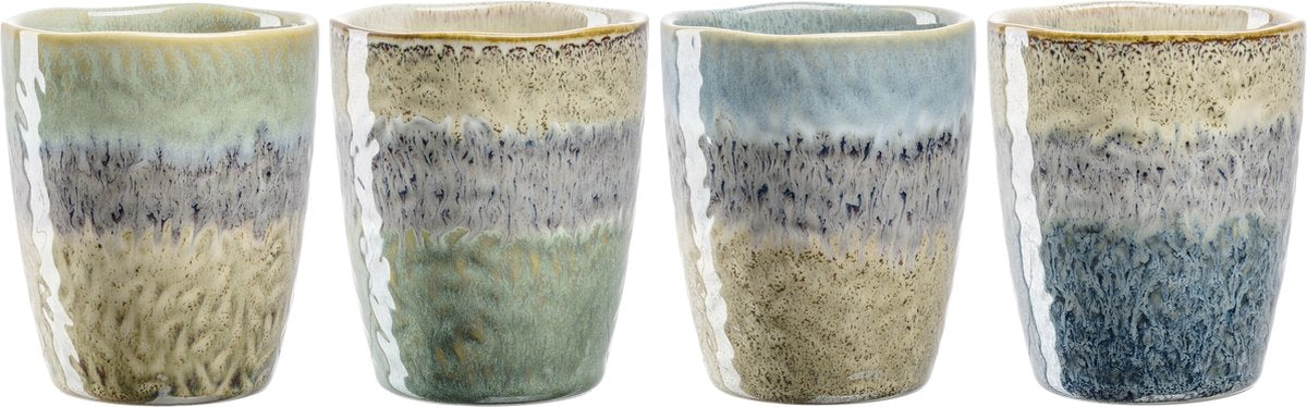 Leonardo matera mug 300ml assorti - set 4
