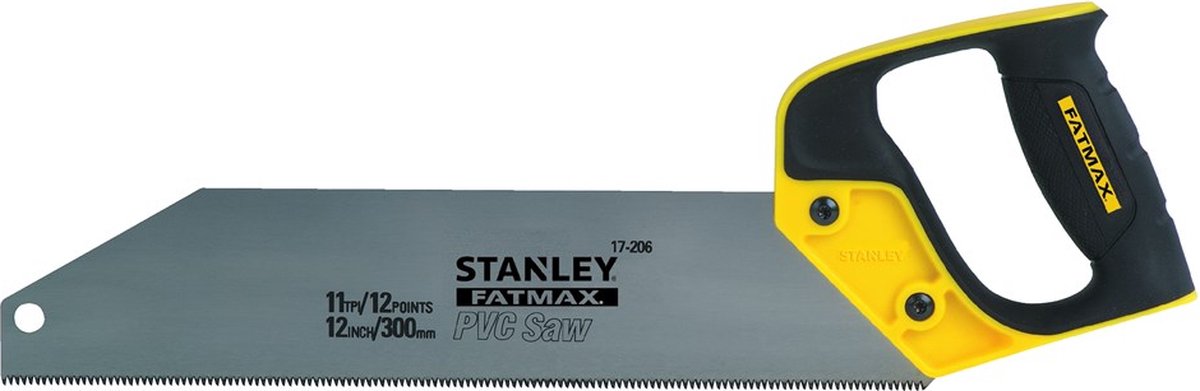 Stanley hand tools fatmax pvc hand saw 300mm - 11t inch - 2-17-206
