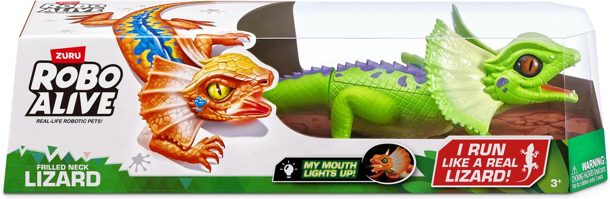 Zuru robo lézard robotique vivant - vert