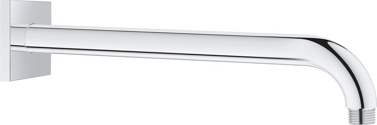 Bras de douche Grohe Rain Shower - 28,6 cm - rosace carrée - chrome