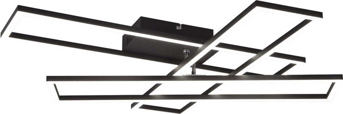 Rl live your light reality corso - plafonnier - noir mat - incl. 1x CMS 36w