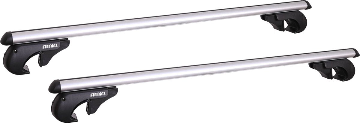 Barres de toit Amio en aluminium 1200 mm crr-01 - porte-bagages robustes pour le toit