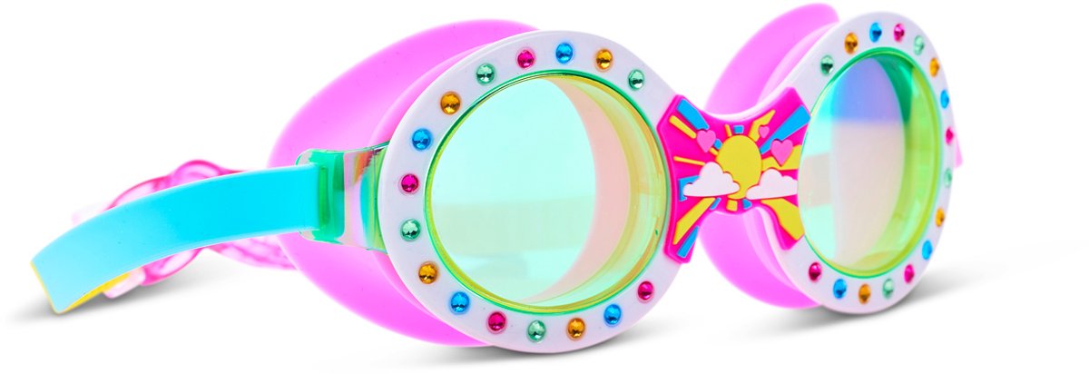 Bling2o lunettes de natation enfants - lever du soleil - lunettes de plongée - anti-buée - protection UV - multicolore