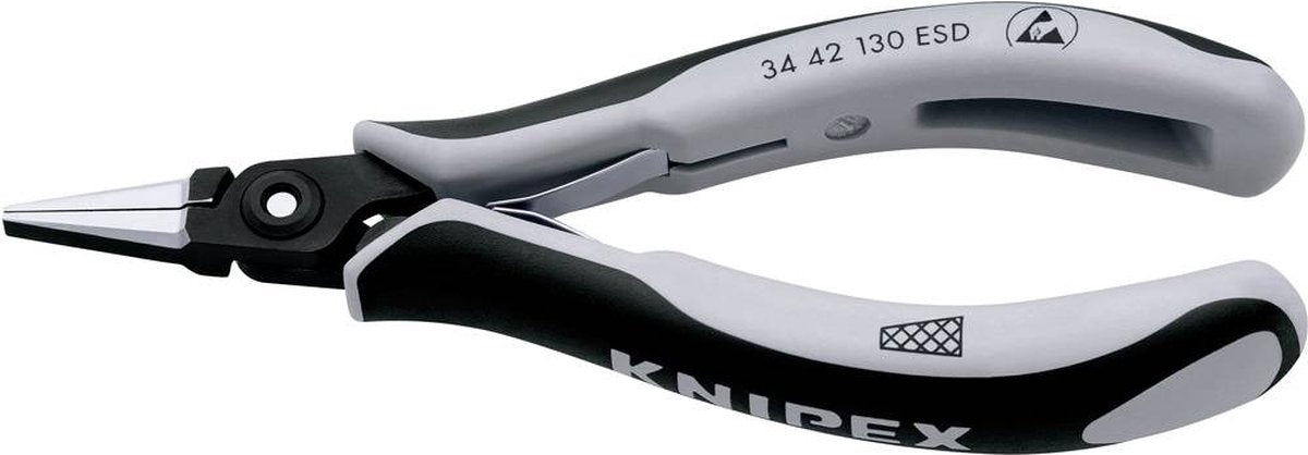 Knipex pince électronique de précision esd plate - 3442130esd