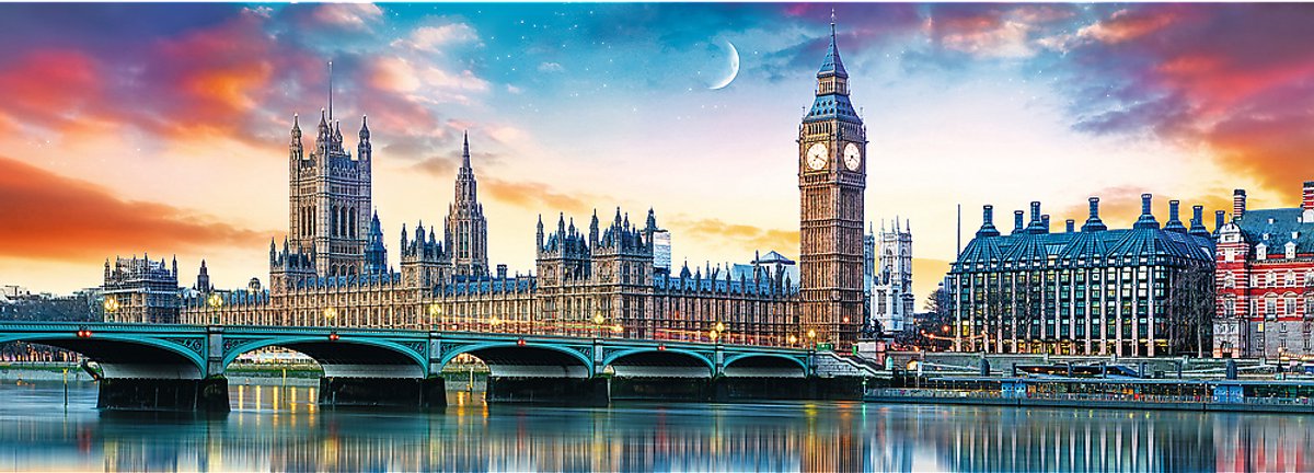 Puzzle Trefl Big Ben et Palais de Westminster - Londres 500 pièces.