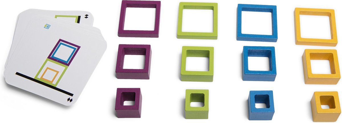 Bs Toys cadres jeu enfant - jouets 6 ans - éducatif - bois - 48 pièces - cadeau enfant