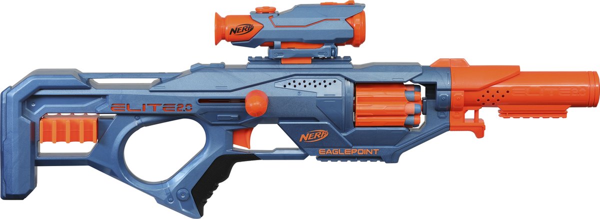 Blaster Nerf Elite 2.0 Eaglepoint rd8 + 16 fléchettes