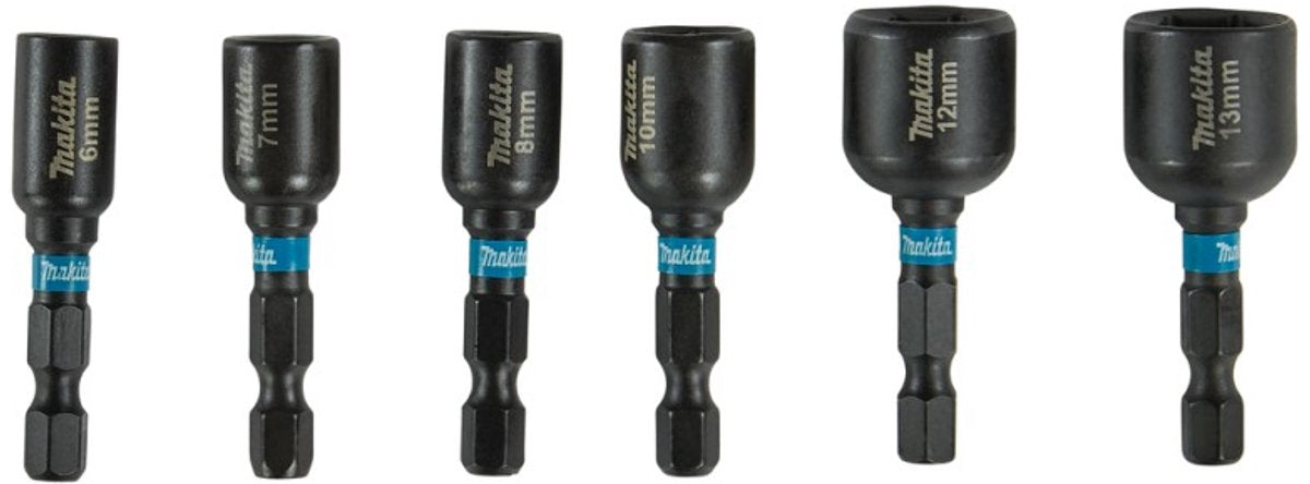 Jeu de douilles Makita e-15768 | 6 pièces | ensemble d'accessoires - e-15768