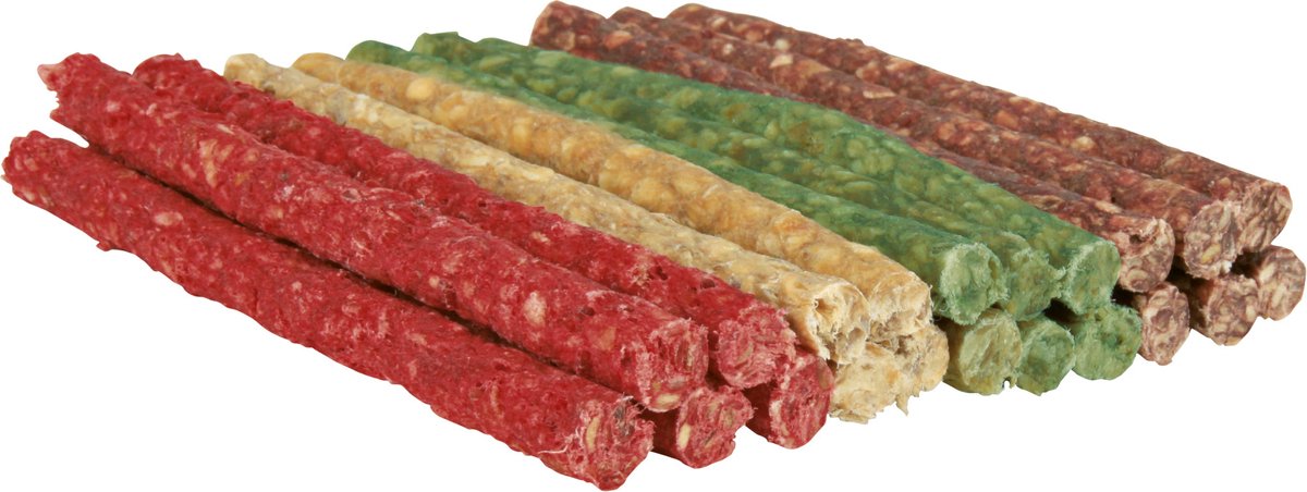 Rouleaux à mâcher Trixie - paquet de mélange 12 cm - assortiment de 100 pièces