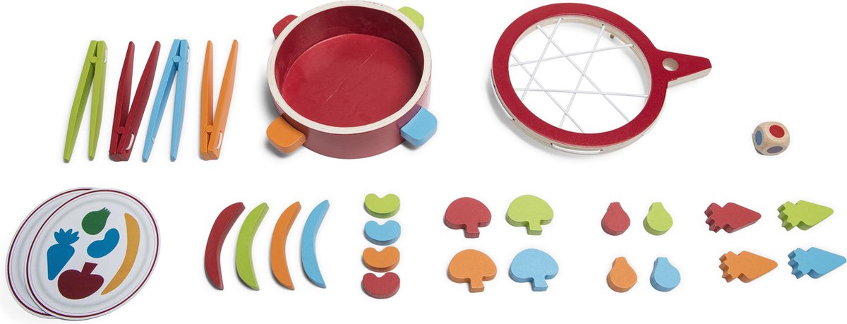 Les jouets Bs correspondent au jeu de légumes en bois veggie, 30 pcs.