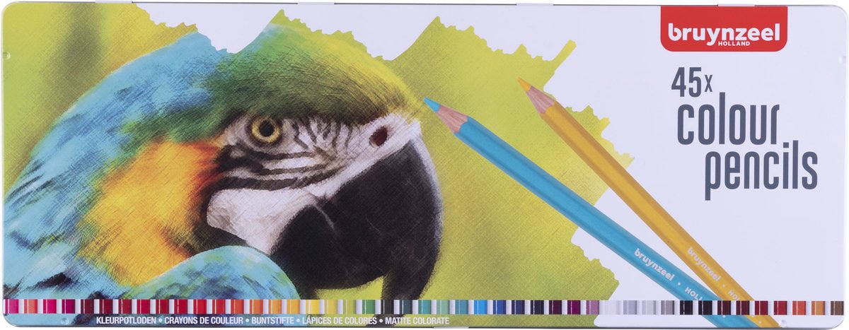Bruynzeel perroquet 45 crayons de couleur