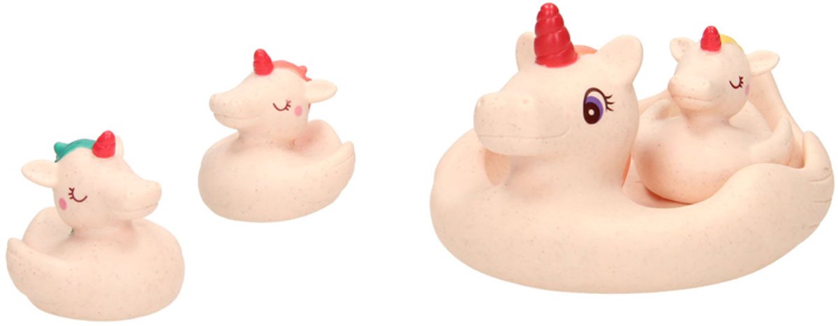 Bath Animals Family Unicorn, 4dlg.