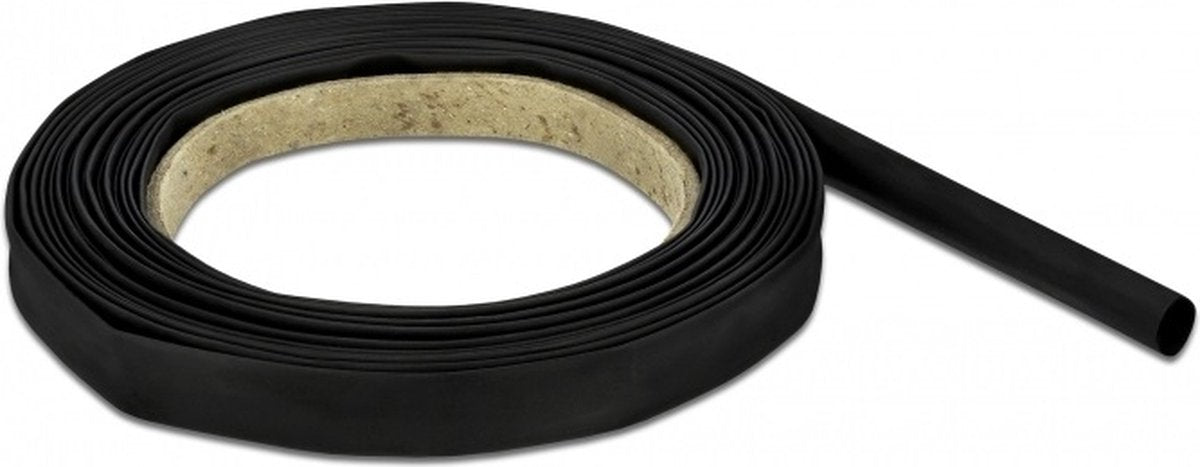 Delock gaine thermorétractable 5m - 8mm à 4mm - 1 pièce noire