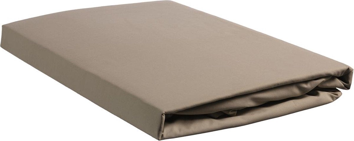 Beddinghouse - percale katoen - topper hoeslaken - 140x200 cm - taupe