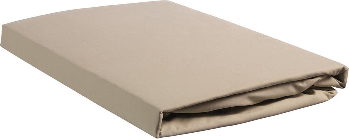 Beddinghouse percale katoen - topper hoeslaken - 160x200 - zand