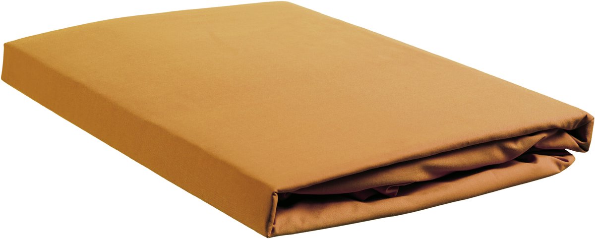 Ambiante katoen - topper hoeslaken - 160x220 - oker
