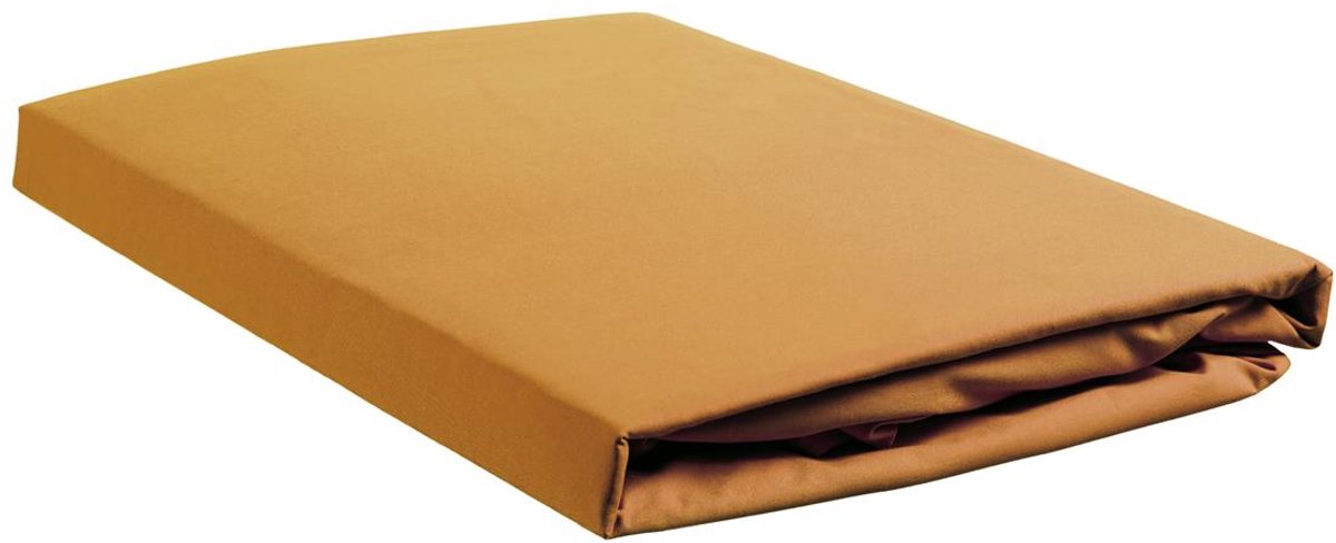 Ambiante jersey - hoeslaken - 160x200 210 - oker