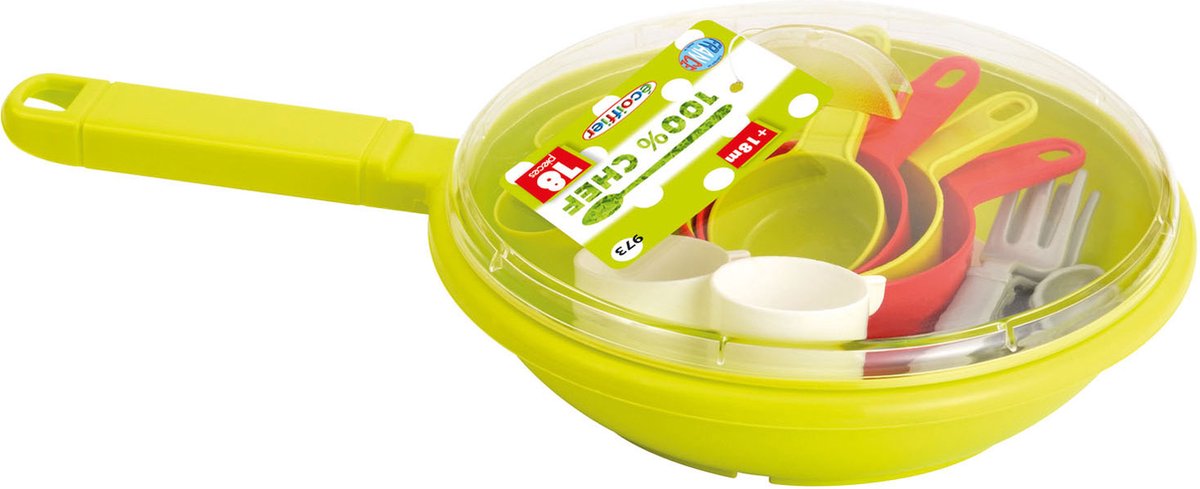 Poêle Ecoffier avec service à manger - 18 pièces - 32 cm
