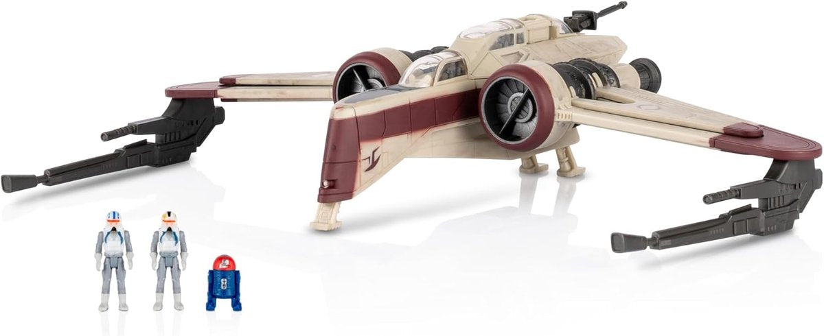 Jazwares star wars - véhicule de luxe (figurine 8 véhicules) - arc 170- série 8