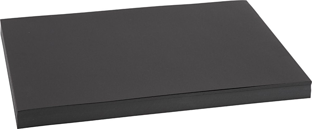 Creativ company carton coloré 100 feuilles A3 noir