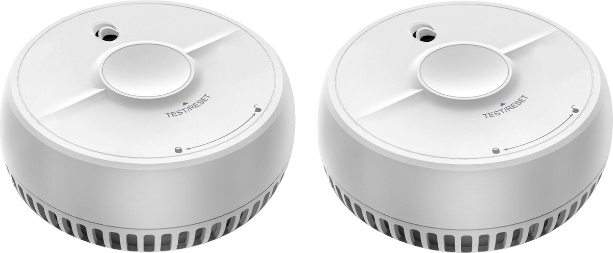 Détecteur de fumée optique Angeleye 10 ans 9v - 2 pièces