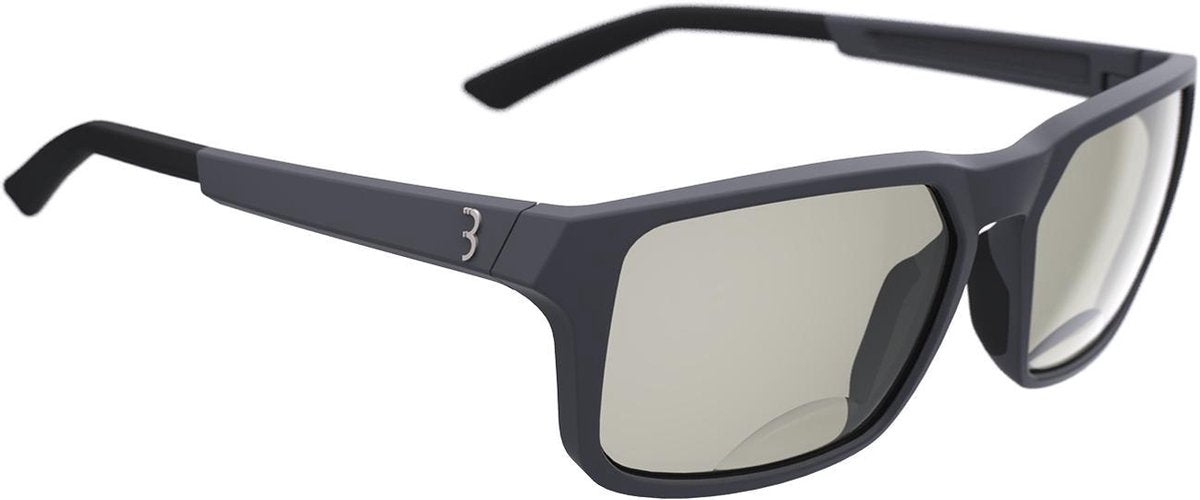 Bbb cycling spectre reader ph fietsbril meekleurende glazen - fotochromatisch en op sterkte +2.5 - mat antraciet - bsg-67ph