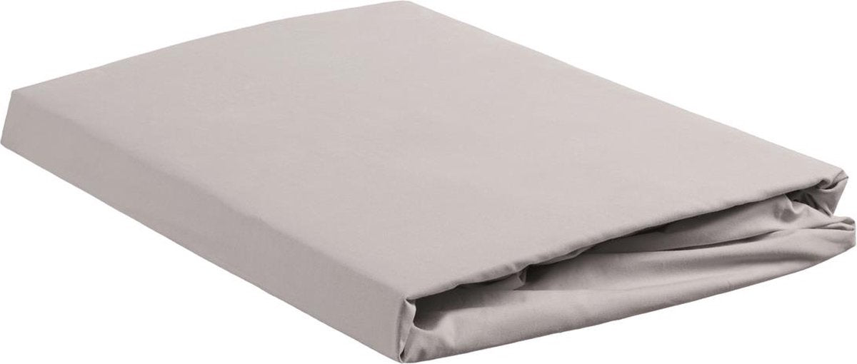 Beddinghouse - percale katoen - topper hoeslaken - 90x200 cm - licht grijs