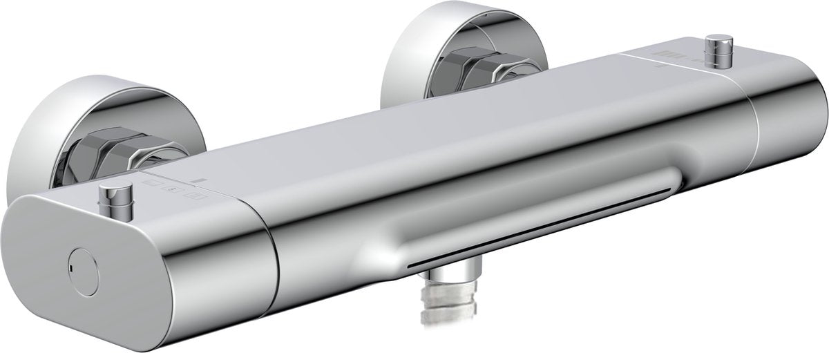 Robinet de bain thermostatique Eisl carneo - mitigeur - avec bec cascade - chrome