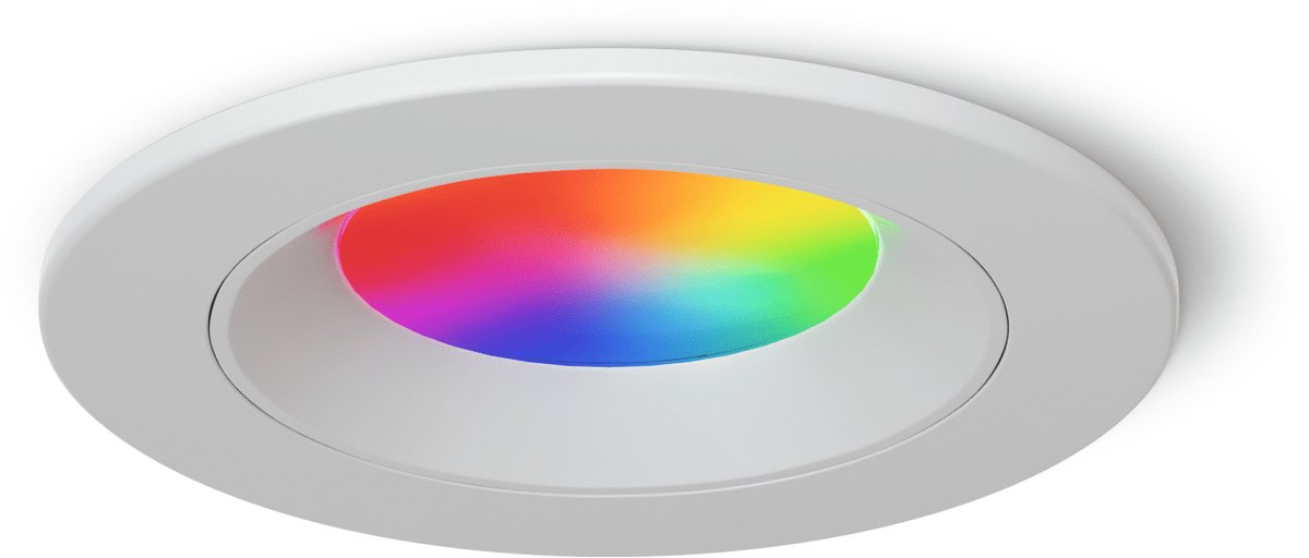 Nanoleaf essentials smart downlight eu - éclairage intelligent - WiFi - 16 millions de couleurs - 76 mm - blanc