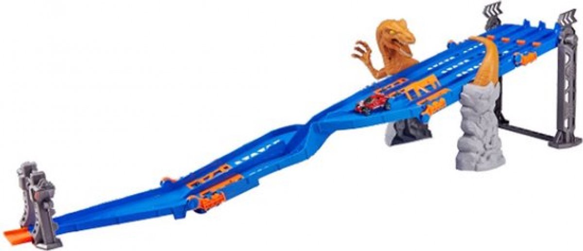 Zuru Metal Machines Lane Madness Race Track avec voiture moulée sous pression