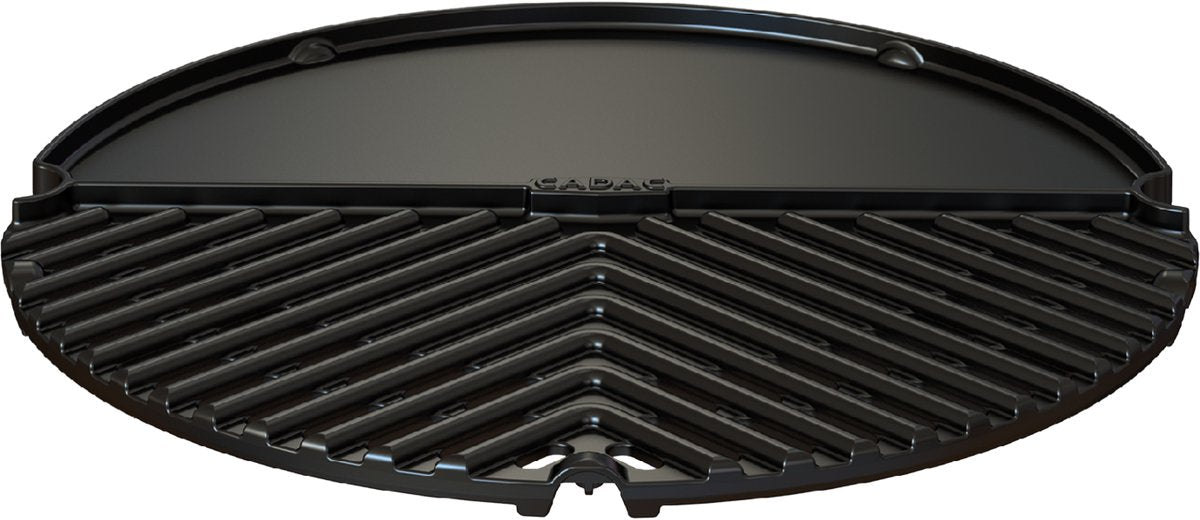 Cadac dometic - barbecue 2 plancha 40 - revêtement céramique - moitié barbecue, moitié plancha