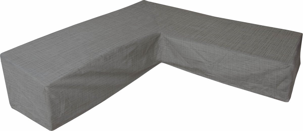 Eurotrail waterdichte hoes voor l vormige loungeset, hoekbank, cantonic 270x270cm, grijs