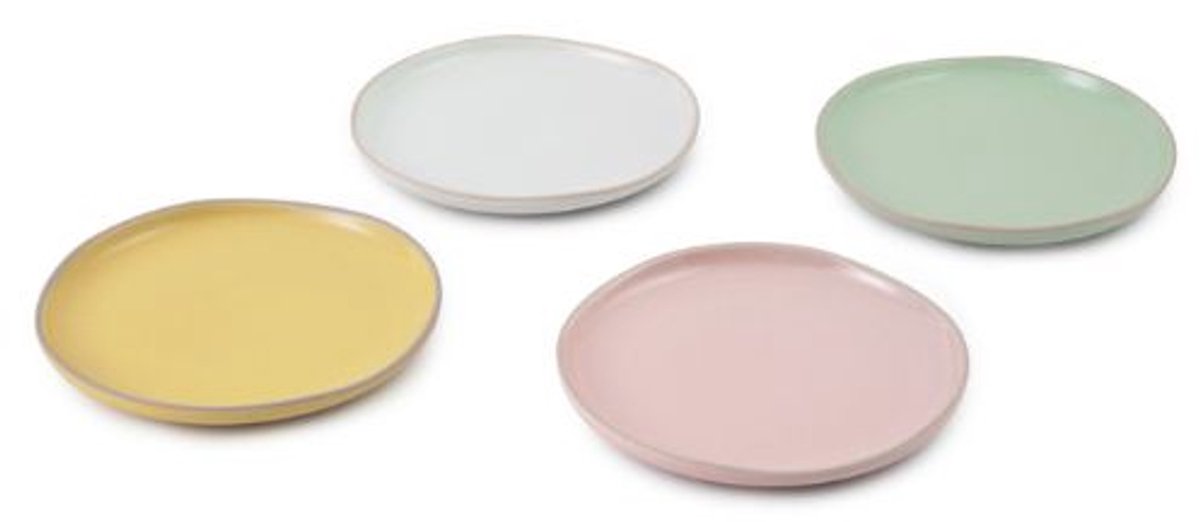 Jamie Oliver Big Love Petites assiettes | 19 cm | 4 pièces | couleurs mélangées