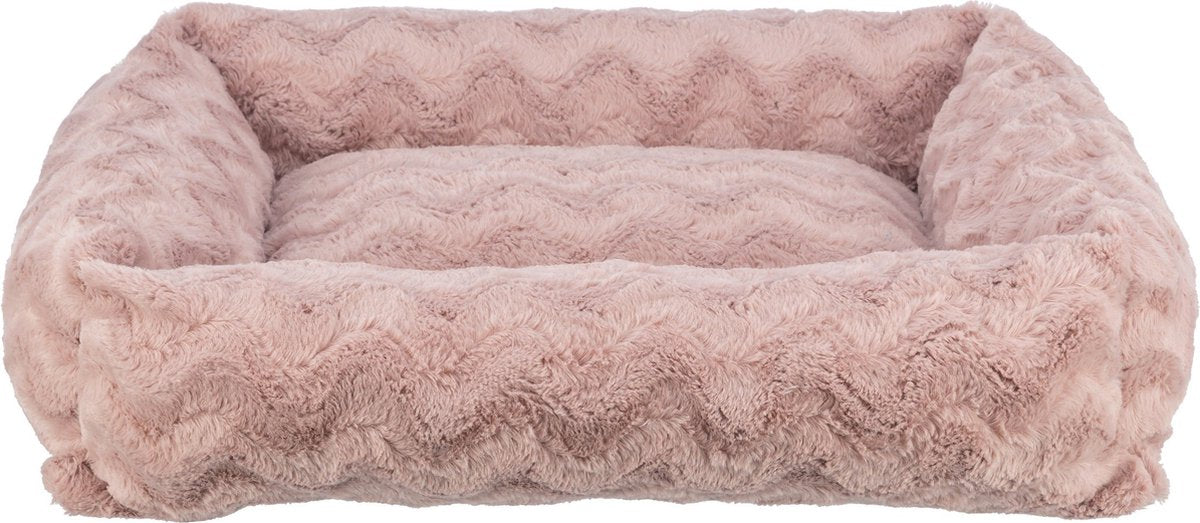 Trixie lit pour chien loki - recyclé - angulaire - rose - 65x60cm - m