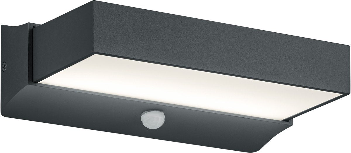 Trio cuando - applique - anthracite - incl. 1x smd 11w - détecteur de mouvement - éclairage extérieur - ip54