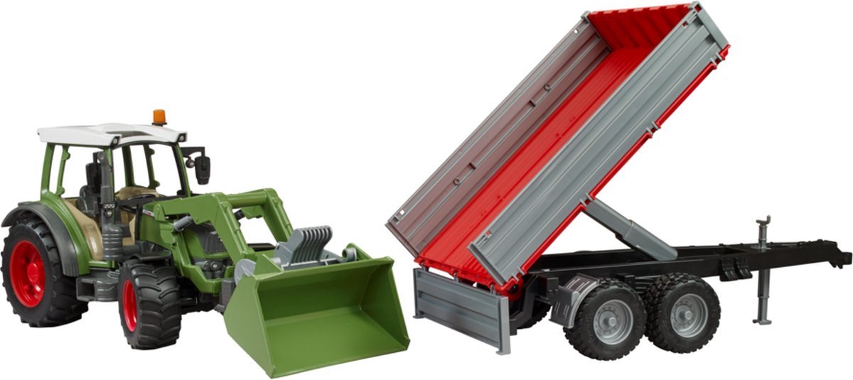 Frère | 2182 fendt vario 211 | avec chargeur frontal et remorque