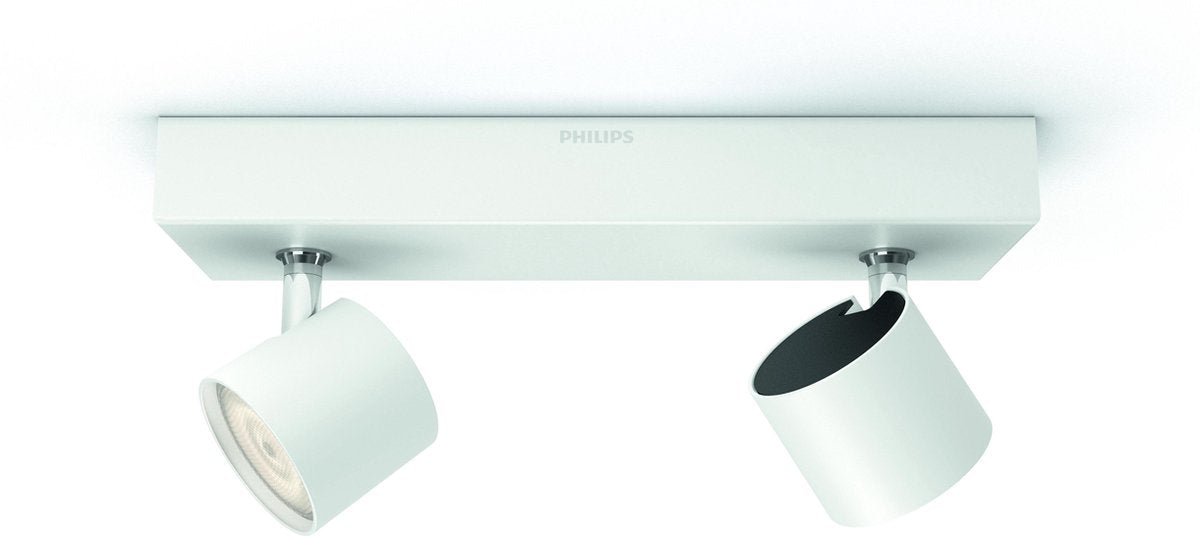 Philips led philips star opbouwspot - 2-lichts - wit