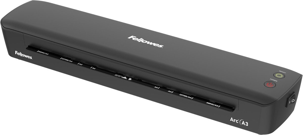 Fellowes arc - plastifieuse - a3 - jusqu'à 80 microns - pour la maison - noir