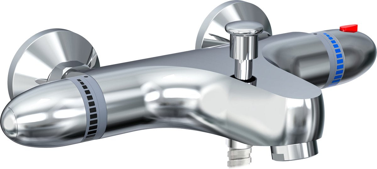 Robinet de baignoire thermostatique Schütte supra - entraxe 150 mm - chromé