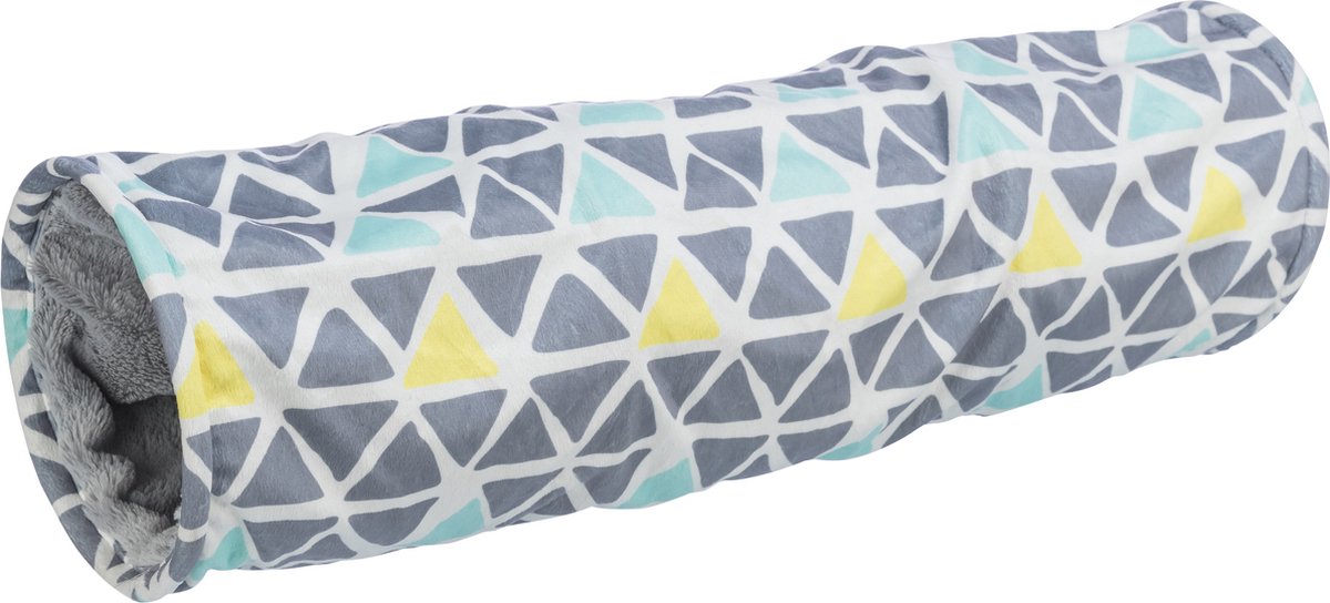 Trixie tunnel pour rongeurs sunny peluche gris