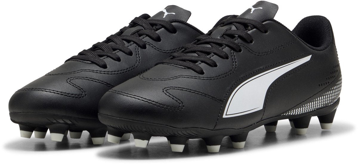 Puma vitoria ii fg ag jr chaussures de sport unisexe - noir-blanc