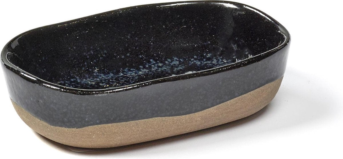 Serax - table merci la nouvelle - assiette creuse s - bleu foncé - 8 pièces