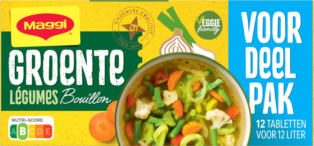 Pack économique de légumes Maggi Bouillon - 20 boîtes x 12 cubes - Pack économique