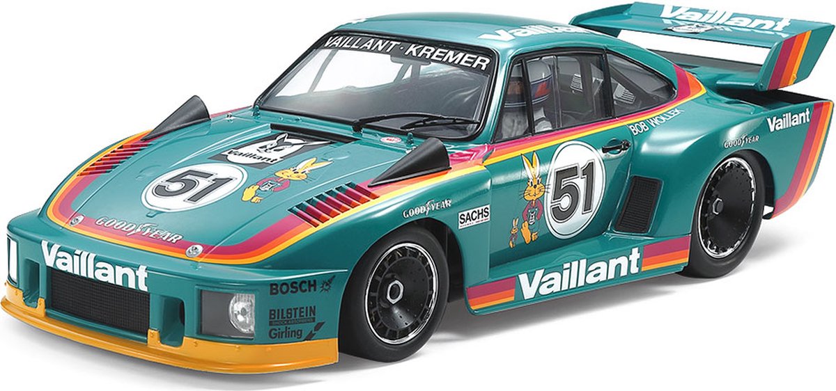 Tamiya modèle kit voiture - 20071 porsche 935 vaillant voiture de course plastique - 1:20 - modèle kit