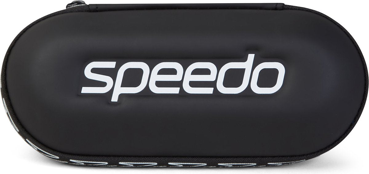 Boîte de rangement Speedo pour lunettes de natation - housse de protection rigide pour lunettes de natation et lunettes de plongée - avec trous de drainage - noir