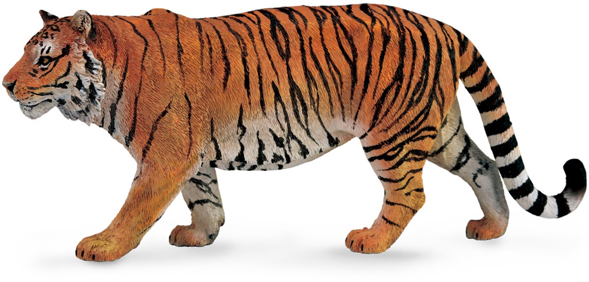 Figurine Collecta - tigre de Sibérie - (xl) - animaux sauvages - peint à la main - miniature