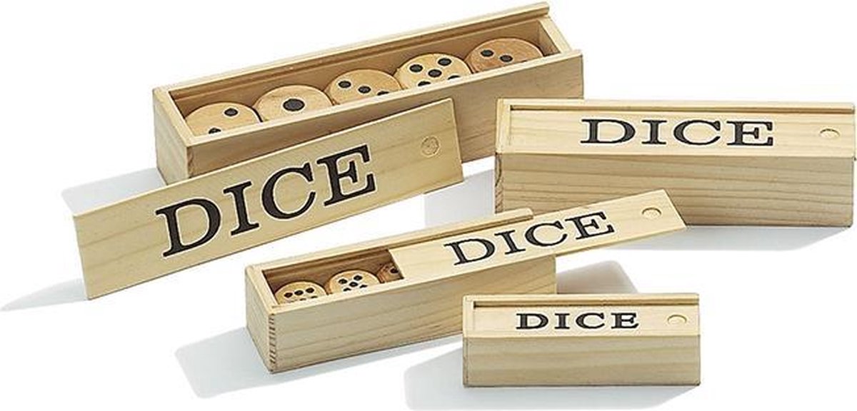 Dés en bois Philos 20mm