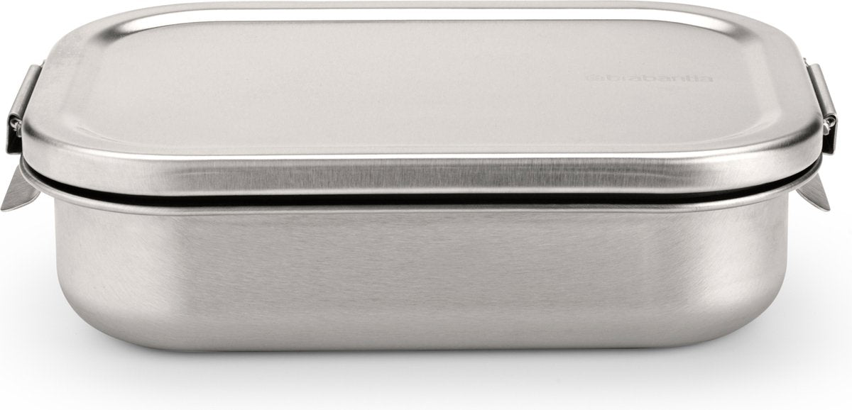 Brabantia make take lunch box boîte à pain - moyen - acier inoxydable